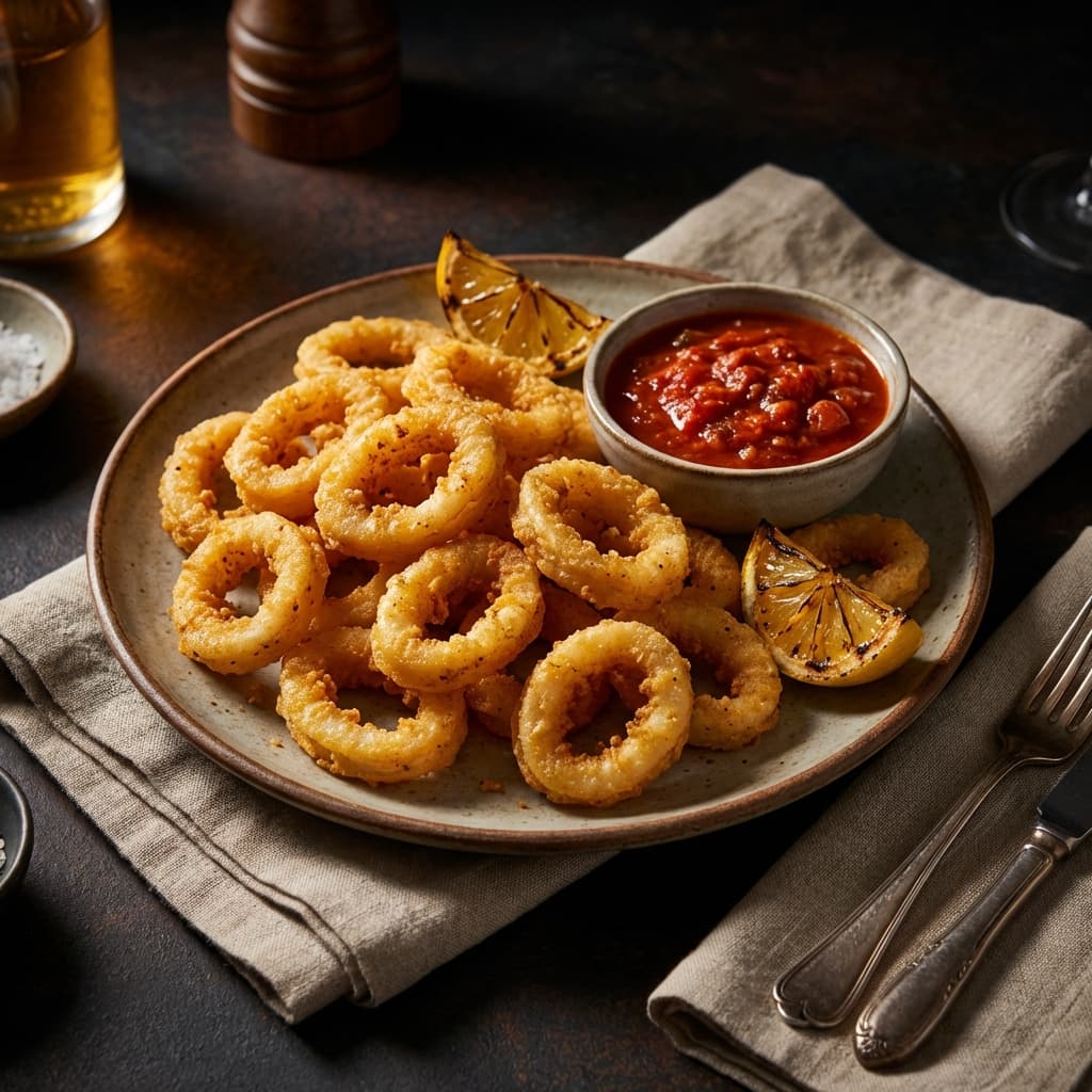 Calamars croustillants